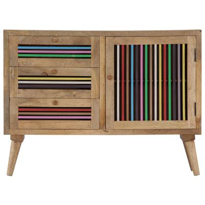 vidaXL Sideboard 39.4"x11.8"x29.5" Solid Mango Wood