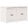 vidaXL Kitchen Cabinet White 41.73 x 21.65 x 25.20 in Solid Pine wood