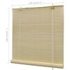 vidaXL Natural Bamboo Roller Blinds 47.2"x63"