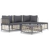 vidaXL Garden Lounge Set Anthracite