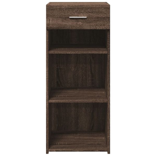 vidaXL Sideboard Brown Oak Engineered Wood Medium Sideboard