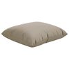 vidaXL Sofa Cushion Set of 4 Taupe 100% polyester 15.7 x 15.7 in