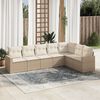 vidaXL Outdoor Sofa Set Beige