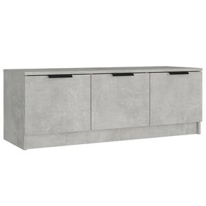 vidaXL TV Cabinet Concrete grey Engineered wood Medium TV Cabinet
