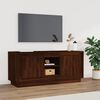 vidaXL TV Cabinet Brown Oak Engineered Wood Medium TV Cabinet
