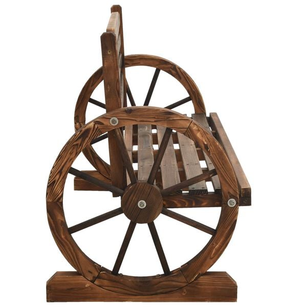 vidaXL Wooden Bench Brown Solid firwood Large Durable Garden Bench