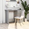vidaXL Desk Grey Sonoma Engineered Wood Standard desk size Desk