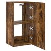 vidaXL TV Wall Cabinet Smoked Oak Engineered Wood Medium TV Wall Cabinet
