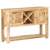 vidaXL Sideboard Natural Mango Wood Rough Mango Wood Medium Storage