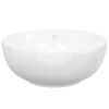 vidaXL Wash Basin White 17.3"x6.7" Ceramic Round