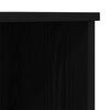 vidaXL Highboard Black Oak 52 x 14 x 41 inches Engineered wood