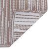 vidaXL Outdoor Carpet Brown Polypropylene 74.8 x 114.2 in Pattern