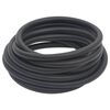 vidaXL Hybrid Air Hose Black 0.6" 16.4' Rubber and PVC