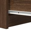 vidaXL Sideboard Brown Oak Engineered Wood Compact Sideboard