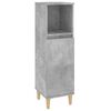 vidaXL Bathroom Furniture Set Concrete Grey
