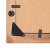 vidaXL Photo Frame Set of 2 Varied wood shades