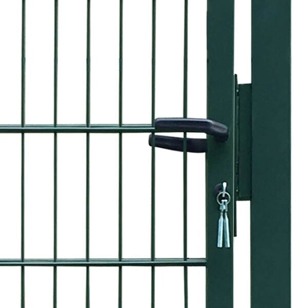 vidaXL 2D Fence Gate (Single) Green 39.4x47.2"