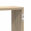 vidaXL Wall Cube Shelf Sonoma oak Engineered wood Medium Wall Cube Shelf