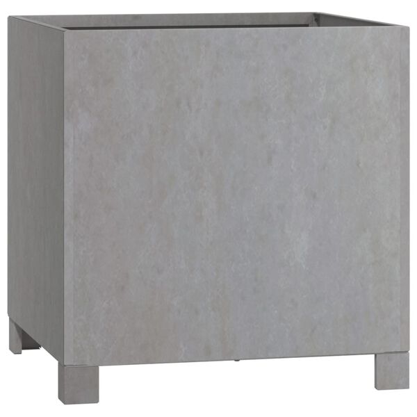 vidaXL Planter Rusty Corten Steel Medium Tough Planter Square