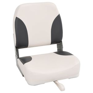 vidaXL Boat Seat with Fixing Strap Foldable 16.1x14.2x18.9"