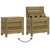 vidaXL Garden Sofa Set Natural Wood Vacuum pressure impregnated pinewood