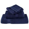 vidaXL Soap Towel Set of 10 Navy Blue 100% Cotton 11.8 x 11.8 in