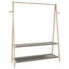 vidaXL Clothes Rack Natural bamboo Bamboo 52.0 in x 17.9 in x 59.3 in