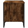 vidaXL Shoe Cabinet Smoked Oak Engineered Wood Medium Shoe Cabinet