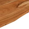 vidaXL Desk Top Natural Solid Acacia wood 55.1 x 23.6 x 1.0 in Durable