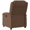 vidaXL Massage Recliner Chair Brown
