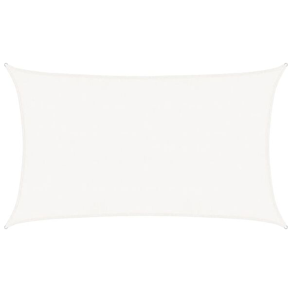 vidaXL Sunshade Sail 1.75 oz/ft&sup2; White 16.4x26.2' HDPE