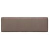 vidaXL Pallet Cushion Set of 3 Taupe 100% Polyester