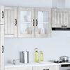 vidaXL Kitchen Wall Cabinet Concrete Gray Engineered Wood Medium