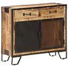 vidaXL Sideboard Brown Solid Mango Wood Rectangular Industrial Style