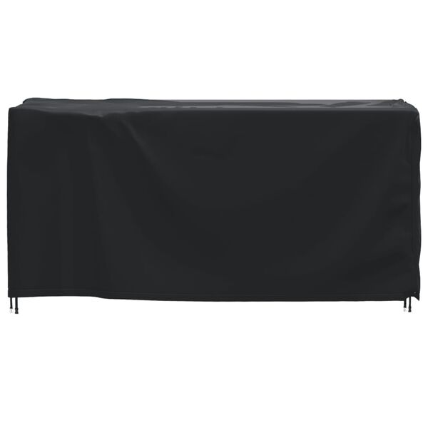 vidaXL Garden Furniture Cover Black 420D Oxford fabric with PU coating