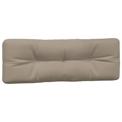 vidaXL Pallet Cushions 3 pcs Taupe Fabric