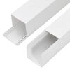 vidaXL Cable Trunking 3.9"x1.6" 32.8' PVC