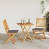 vidaXL Garden Bistro Set 3 pcs Brown Solid Acacia Wood