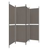vidaXL 4-Panel Room Divider Anthracite 78.7"x86.6" Fabric