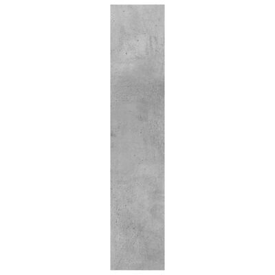 vidaXL Wall Shelf Concrete Gray 35.4"x6.3"x30.7" Engineered Wood