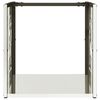 vidaXL Firewood Rack 15.7x15.7x15.7" Stainless Steel