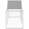 vidaXL Chicken Coop Silver Galvanized steel Large
