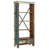 vidaXL Bookcase Solid Reclaimed Wood 31.5"x13.8"x70.9"