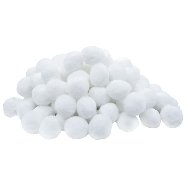 vidaXL Filter Ball White Polyethylene Small Lightweight