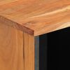 vidaXL Sideboard Brown Solid Acacia wood, steel Compact Sideboard