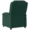 vidaXL Electric Massage Recliner Chair Dark Green Velvet Large