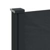 vidaXL Retractable Side Awning Black
