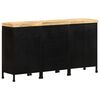 vidaXL Sideboard Rough Mango Wood with Black Frame