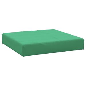 vidaXL Pallet Cushion Green Oxford fabric (100% polyester)