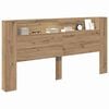 vidaXL Headboard Artisan Oak 78.74 x 5.91 x 40.75 in Engineered Wood